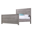 Camaflexi Carmel Solid Wood Queen Bed in Antique Gray