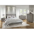 Camaflexi Baja Solid Wood King Platform Bed in Driftwood Gray