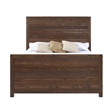 Camaflexi Carmel Solid Wood King Bed in Antique Walnut