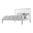 Camaflexi Mission Style Solid Wood Full Platform Bed in White