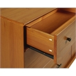 Camaflexi Mid-Century Solid Wood 6-Drawer Bedroom Dresser in Castanho Brown