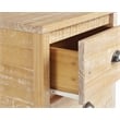 Camaflexi Baja Solid Wood 2-Drawer Nightstand in Barnwood