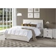 Camaflexi Baja Solid Wood 2-Drawer Nightstand in Shabby White