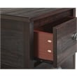 Camaflexi Baja Solid Wood 2-Drawer Nightstand in Walnut