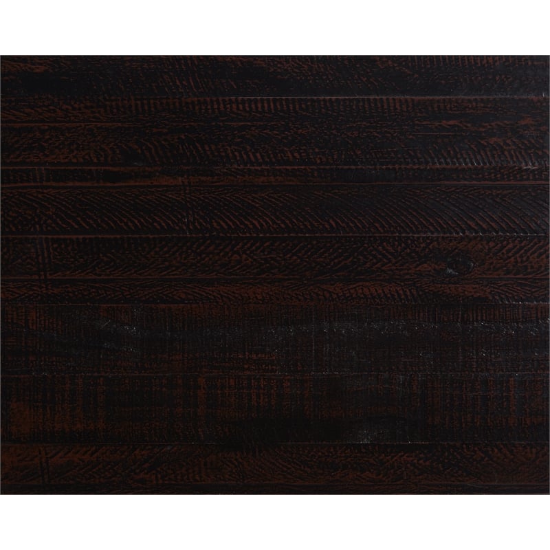 Camaflexi Carmel Solid Wood 3-Drawer Nightstand in Antique Walnut