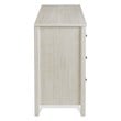 Camaflexi Baja Solid Wood 6-Drawer Bedroom Dresser in Shabby White