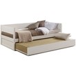 Camaflexi Tribeca Solid Wood Twin Daybed and Trundle Set in White