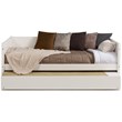 Camaflexi Tribeca Solid Wood Twin Daybed and Trundle Set in White