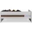Camaflexi Tribeca Solid Wood Twin Daybed and Trundle Set in White
