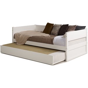 camaflexi tribeca solid wood twin daybed and trundle set