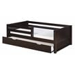 Camaflexi Daybed Panel Headboard / Solid Wood - Twin Trundle / Cappuccino - Twin