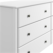 Shaker Style 6 Drawer Dresser - White Finish