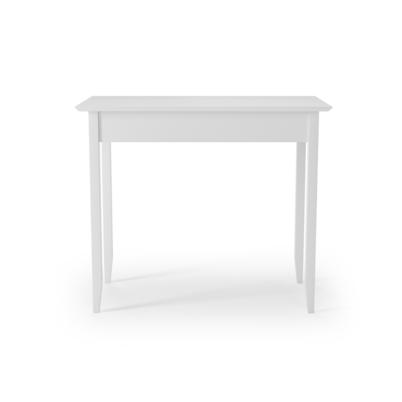 Shaker Writing Desk with One Drawer  - White Finish
