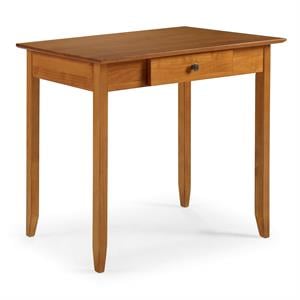 shaker writing desk with one drawer  - cherry finish