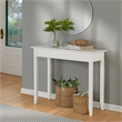 Shaker Style Console Table White Finish