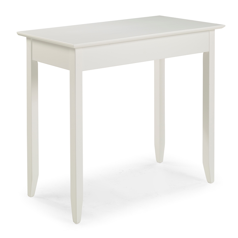 Shaker Style Console Table White Finish