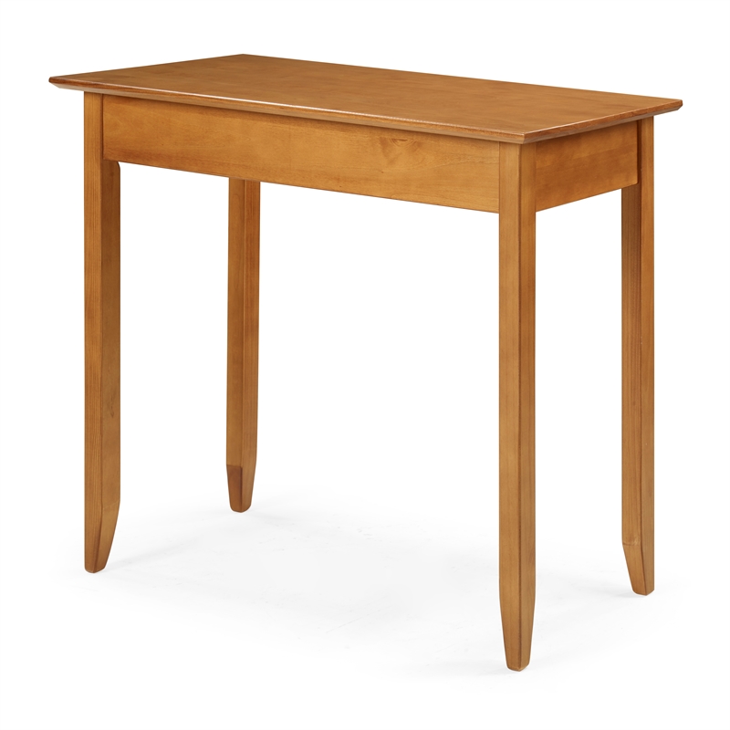Shaker Style Console Table Cherry Finish