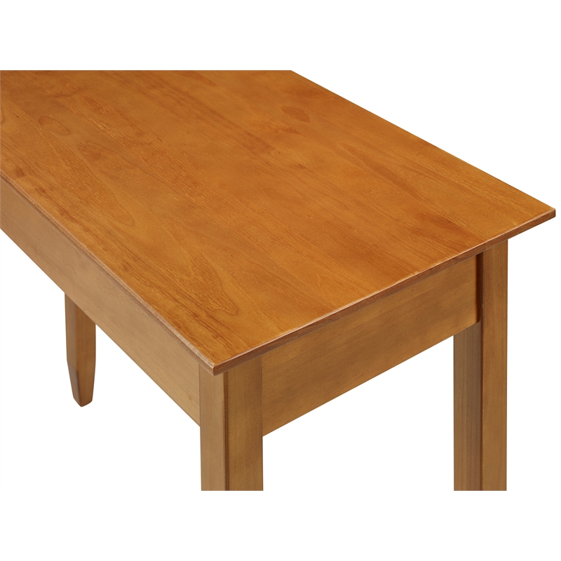 Shaker Style Console Table Cherry Finish