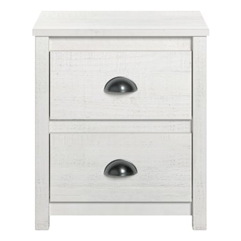 Hampton Solid Wood Nightstand - Coastal White Finish