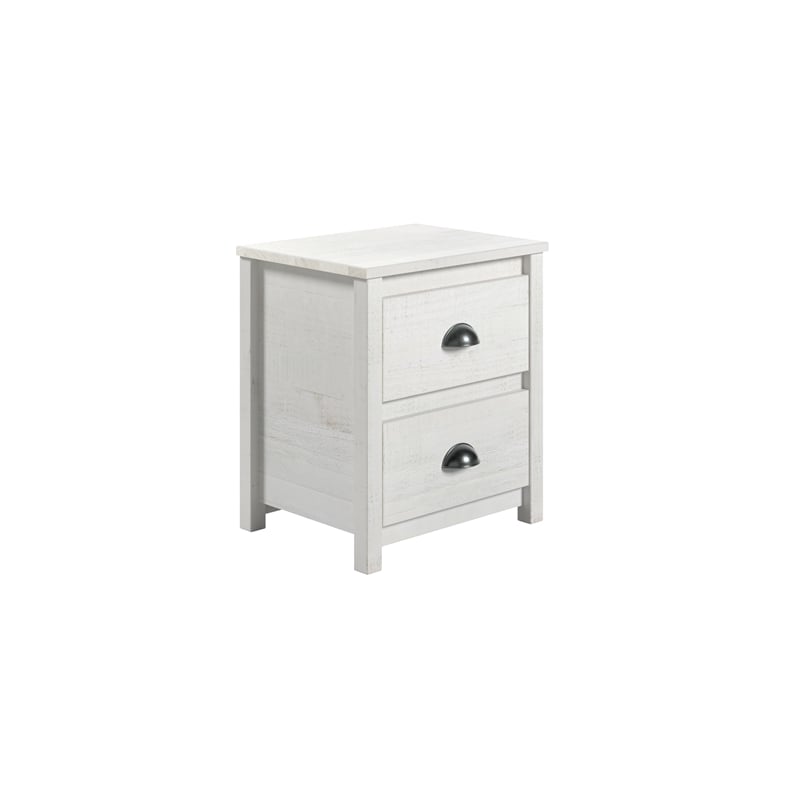 Hampton Solid Wood Nightstand - Coastal White Finish