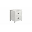 Hampton Solid Wood Nightstand - Coastal White Finish