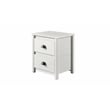 Hampton Solid Wood Nightstand - Coastal White Finish