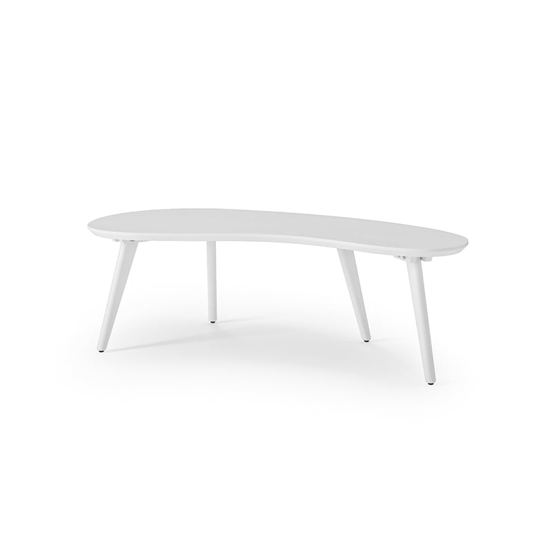 Mid Century Modern Coffee Table - White Finish