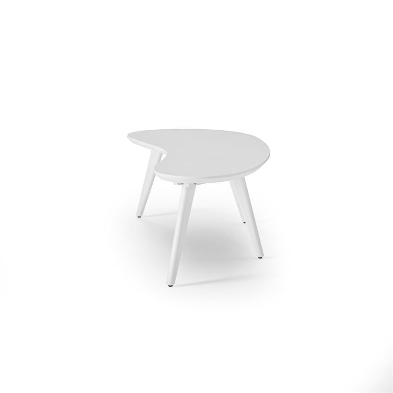 Mid Century Modern Coffee Table - White Finish