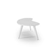 Mid Century Modern Coffee Table - White Finish