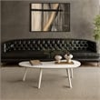 Mid Century Modern Coffee Table - White Finish