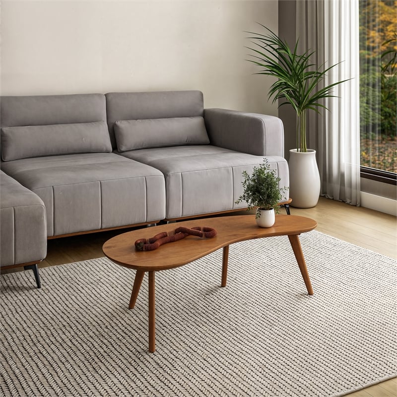Mid Century Modern Coffee Table - Castanho Finish