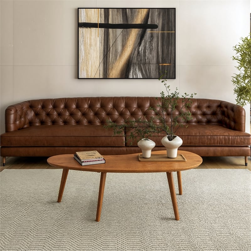 Mid Century Modern Coffee Table - Castanho Finish