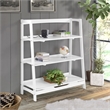 Mid Century Open Shelving Unit - White Finish