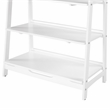 Mid Century Open Shelving Unit - White Finish