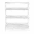 Mid Century Open Shelving Unit - White Finish
