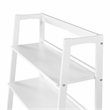 Mid Century Open Shelving Unit - White Finish