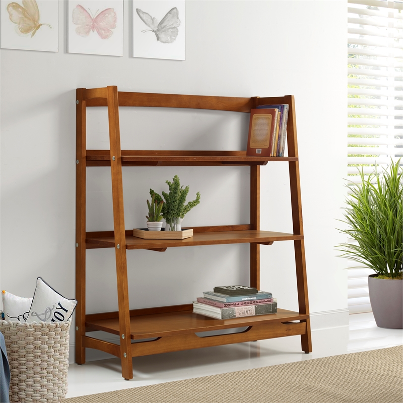 Mid Century Open Shelving Unit - Castanho Finish