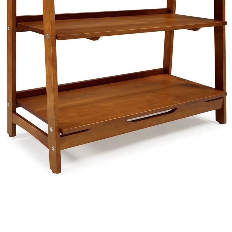 Mid Century Open Shelving Unit - Castanho Finish