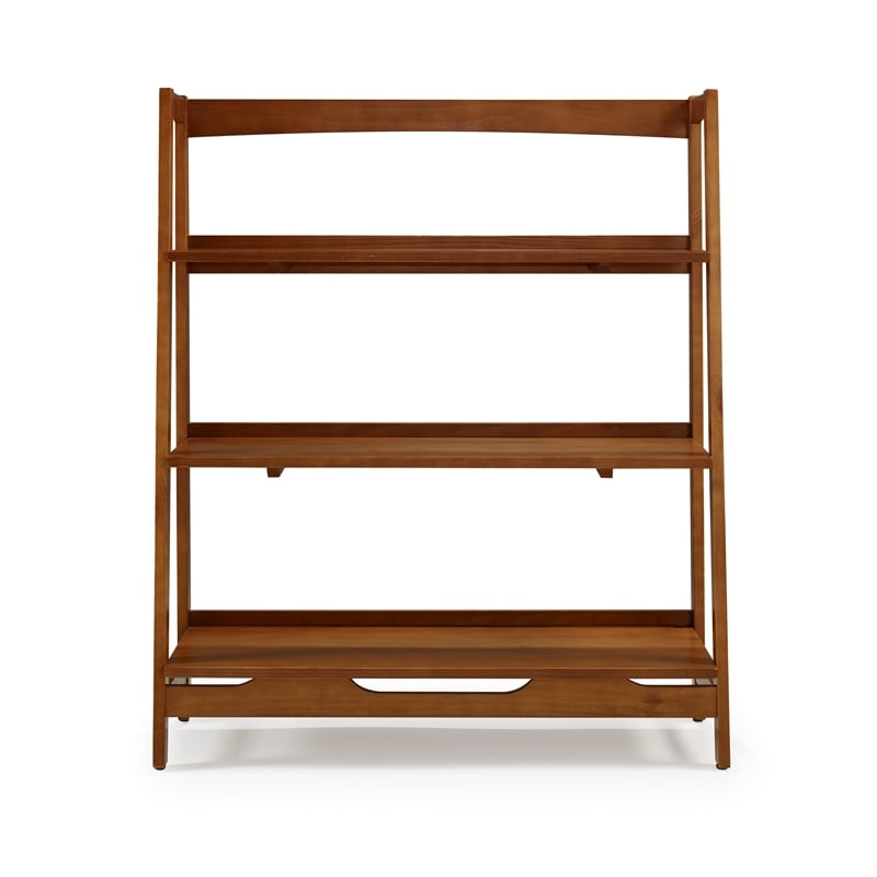 Mid Century Open Shelving Unit - Castanho Finish