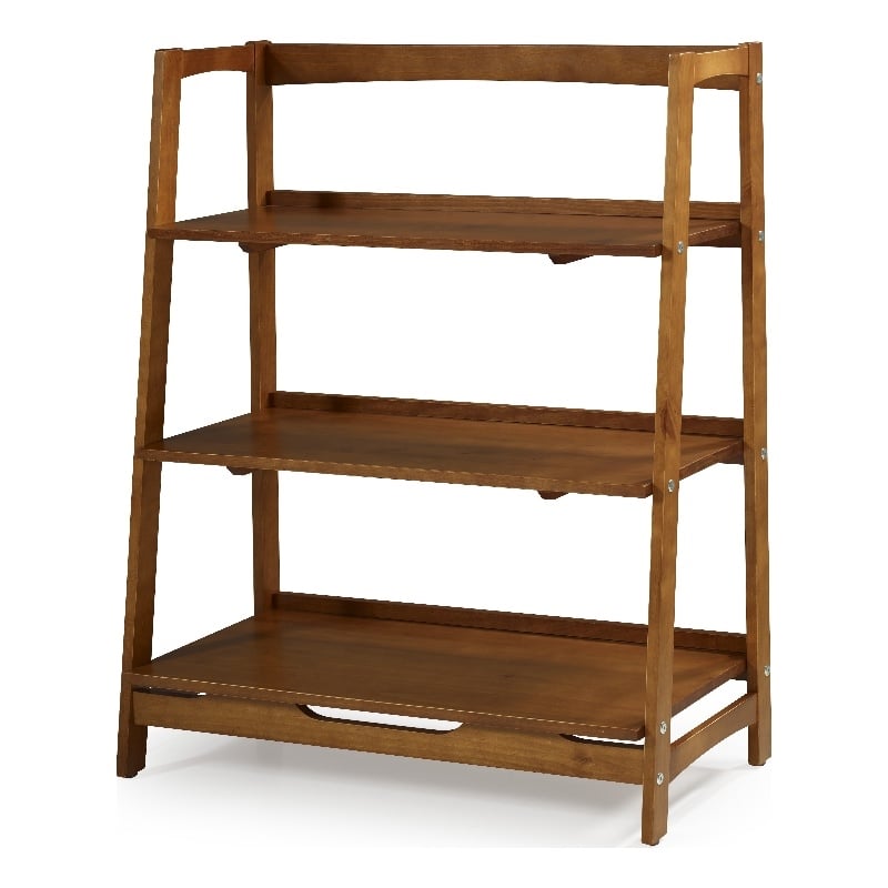 Mid Century Open Shelving Unit - Castanho Finish