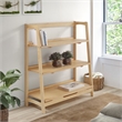 Mid Century Open Shelving Unit - Oak Finish