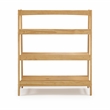 Mid Century Open Shelving Unit - Oak Finish