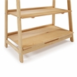 Mid Century Open Shelving Unit - Oak Finish
