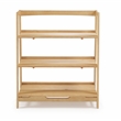 Mid Century Open Shelving Unit - Oak Finish