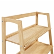 Mid Century Open Shelving Unit - Oak Finish