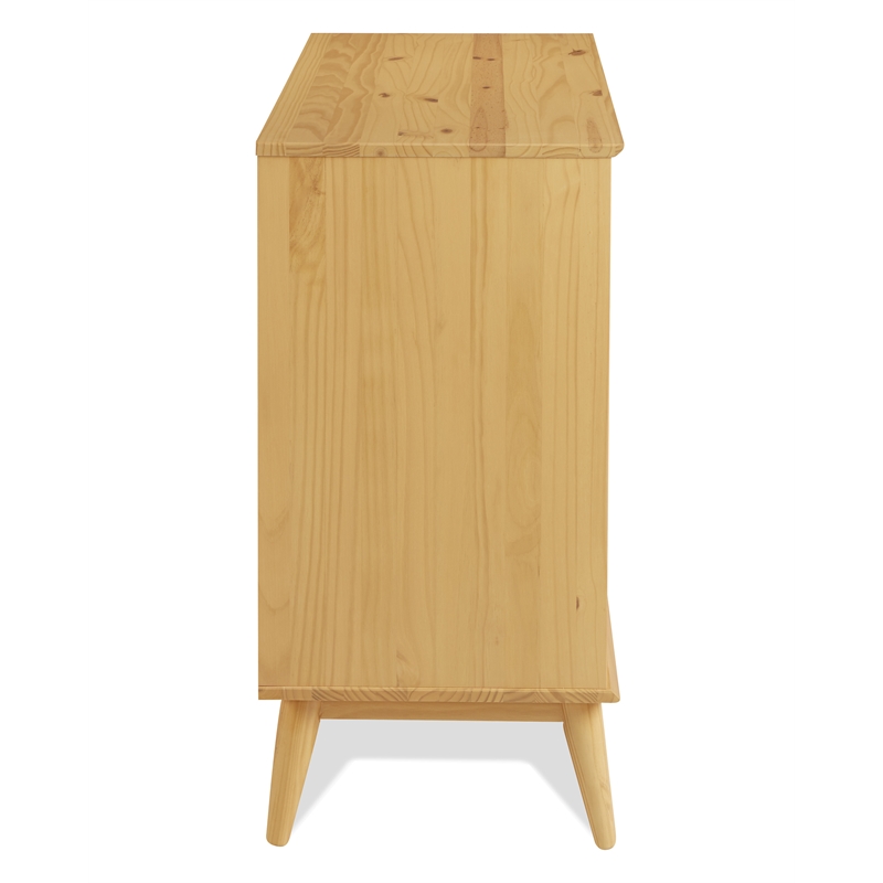 Mid Century Three Drawer Dresser - Scandinavian Oak Finish