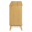 Mid Century Three Drawer Dresser - Scandinavian Oak Finish