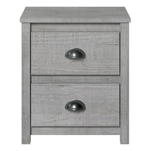 Camaflexi Hampton 20&quotW Solid Wood Nightstand in Dritfwood Finish
