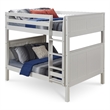 Camaflexi Full over Full Bunk Bed - Panel Headboard - White Finish