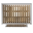 Camaflexi Full over Full Bunk Bed with Twin Trundle - Panel Headboard